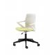 Modern Swivel PP Plastic Training Chair With Wheels In stock