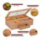 Stylish Makeup Desk Organizer 8 Compartments 1 Drawer for Brushes Eyeshadow Lotions Lipstick Nail Polish