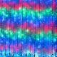 Multi Coloured LED Cascading Waterfall Curtain Light