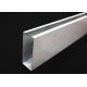 20mm - 300mm Height / U-aluminum Profile Screen Ceiling , Abrasion resistance