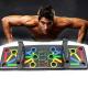 Multifunctional Customized Logo power Exercise Muscle Body Fitness Foldable Folding Training Push up Bar Board