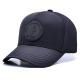 Curve Peak Five Panel Baseball Cap With Structured Rubber Patch Metal Eyelets Matching With Fabric