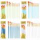 Wooden Acrylic Paint Artist Brush Set , 10PCS Paint Brush Kit For Beginners
