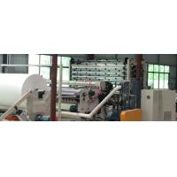 Rewinding Toilet Paper Production Machine , Toilet Roll Maker Full Automatic