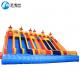 Giant Removable Inflatable Water Slides Colorful Ten Lanes For Amusement