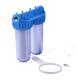 Two Stage Home Water Filtration System With Quick Easy Diverter Valve