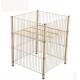 Stable Foldable Pallet Container Metal Storage Cage Collapsible Wire Mesh
