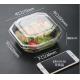 Disposable Plastic Food Packaging salad bowl with lid,clear small food dessert