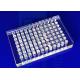 SIO2 96 Well Flat Bottom UV Transparent Microplate Precision Machining