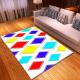 Geometric floor mat, bedroom, restaurant carpet, carpet