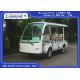 Fashion White 11 Person Electric Sightseeing Bus For Hotel / Real  Estate