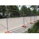 Easily Assembled Powder Coating Temp Construction Fencing