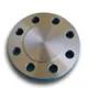 Duplex stainless steel UNS S32760 ASTM A182 F55 BL blind flange with 1/2 FNPT hole
