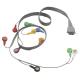 ECG Holter Cable Biomedical Instruments Edan 3ft 10 Lead ECG Cable And Leadwires