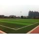 Green Football Playground Synthetic Grass , Playground Fake Grass For Outside