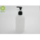 500ml HDPE White Plastic Pump Bottle For Hand Washing Sanitizer Disinfectant
