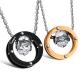 New Fashion Tagor Jewelry 316L Stainless Steel couple Pendant Necklace TYGN165