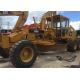 Second Hand Motor Grader CAT 140H 6 Tires With Blade And With Ripper