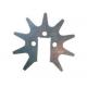 Garden Grass Cutting Machine Blade Triangle HRC40 To 45 GR G001