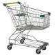 210 Ltr Swivel Metal Grocery Cart With Wheels Shopping Trolley For Luxury Supermarket