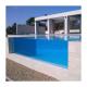 Hotel Custom Acrylic Glass Panel Fiberglass Swimming Pool with 100% Virgin PMMA Aupool