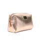 Beautiful Small Cross Stripe PU leather Makeup Bag for Travel