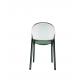 Stackable Coloured Acrylic Chairs Modern Oval Back Chairs ODM