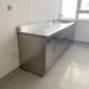 Alkali Resistant Stainless Steel Lab Table With Sink ISO Standard Polished 60cm