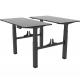 Living Room Event Table for Height Adjustable Metal Desk and Industrial Coffee Station