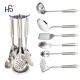 Sustainable 7-Piece Stainless Steel Kitchen Utensil Set for ODM or OEM Specifications