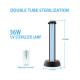 Iron UV Disinfection Lamp , 15*44CM Ultraviolet Sterilizer Light Time Controller