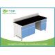 University Laboratory Furniture With Black Granite Worktop Adjustable Height