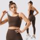                 2023 Sportswear Ladies Gym Wear 2 Piece Fitness Yoga Set High Quality Women Custom Logo Gym Set             