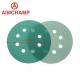 6 Inch 150mm Green Film Sanding Disc Polyester Substrate Ceramic Alumina