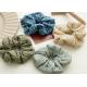 High quality pearl feather beaded hair scrunchies hair accessories lady temperament hair bands