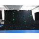RGBY LED Stage Backdrop , LED Star Cloth Backdrop For Wedding Decoration