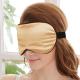 Woven 22mm Mulberry Silk Sleep Mask For Airplane Plain Dyed