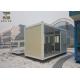 Glass Wool Panels Prefabricated Container Homes Sturdy Durable With Cement Board Floor