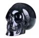 4.8" Natural Black Obsidian Carved Stone Skull (0P05)