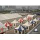 PVC Fabric Cover Aluminium Pagoda Tent Retardant 100 Km / H Wind Loading