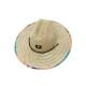 Embroidery Logo Patch Straw Hat For Fishing Mat Grass Material OEM