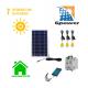 No Noise Home Lighting Solar System All In One Solar Power System For DC Application