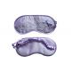 Decorative Purple Sleep Blindfold Eye Shade Embroidery Logo With Lovely Design For Girls