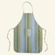 BSCI passed-Promotional printed apron with colored striped design