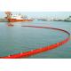 WGV1000 Containment Boom PVC Rubber Solid Float Oil Barrier Contain Boom Stop pollution Fence Sea