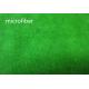 Green 150cm Width microfiber car cleaning cloths Kitchen Bathroom Use Warp Terry Fabric
