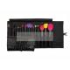 Colorful 14 Pieces Professional Makeup Brush Set With Premium Synthetic Hair
