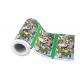 wholesale plastic packing food film laminated ice pop packaging bags on roll