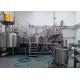 Large Commercial Beer Brewing Systems 3000 Liter 2 Batch Per Day CE Certificated