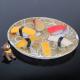 Custom Printed Serving Round Plastic Sushi Tray